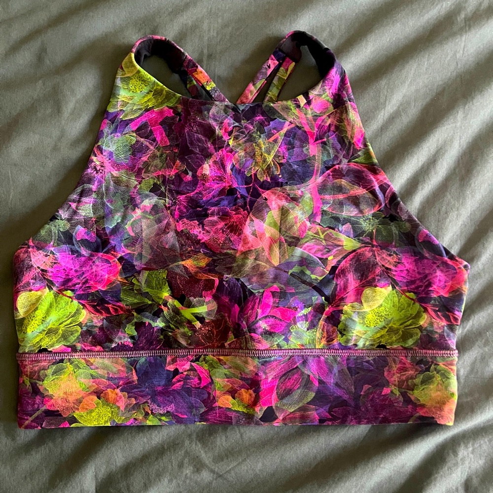 Lululemon Energy High Neck Longline Tough Bra